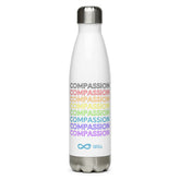 Compassion English Rainbow - Stainless Steel Water Bottle