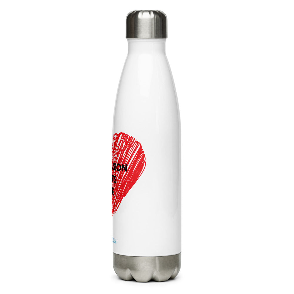 Compassion Starts Here - Stainless Steel Water Bottle